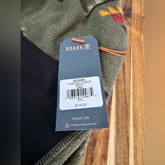 NWT Men’s XXL Roark “Manawa Tapu” Landfall Fleece - Picture 3 of 7